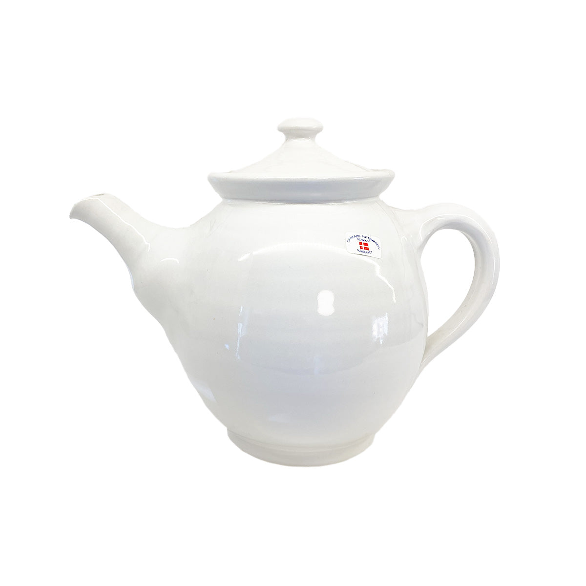 Tea pot white from Birkerød Pottery