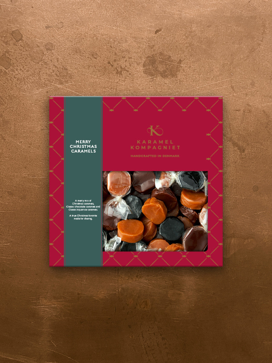 Merry Christmas Caramels in a Box
