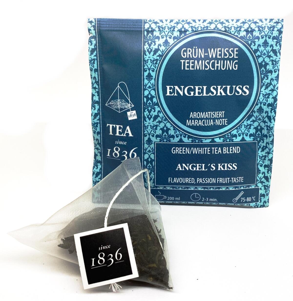 Hvid Tempel te grøn/hvid te "Engle Kys" - Tebreve