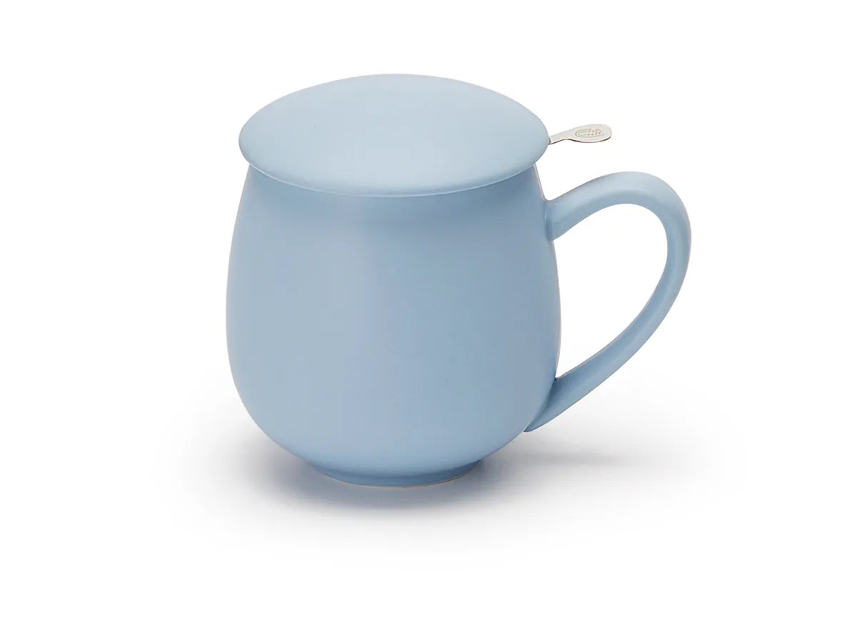 Tea Mug Porcelain SARA Matte Gray