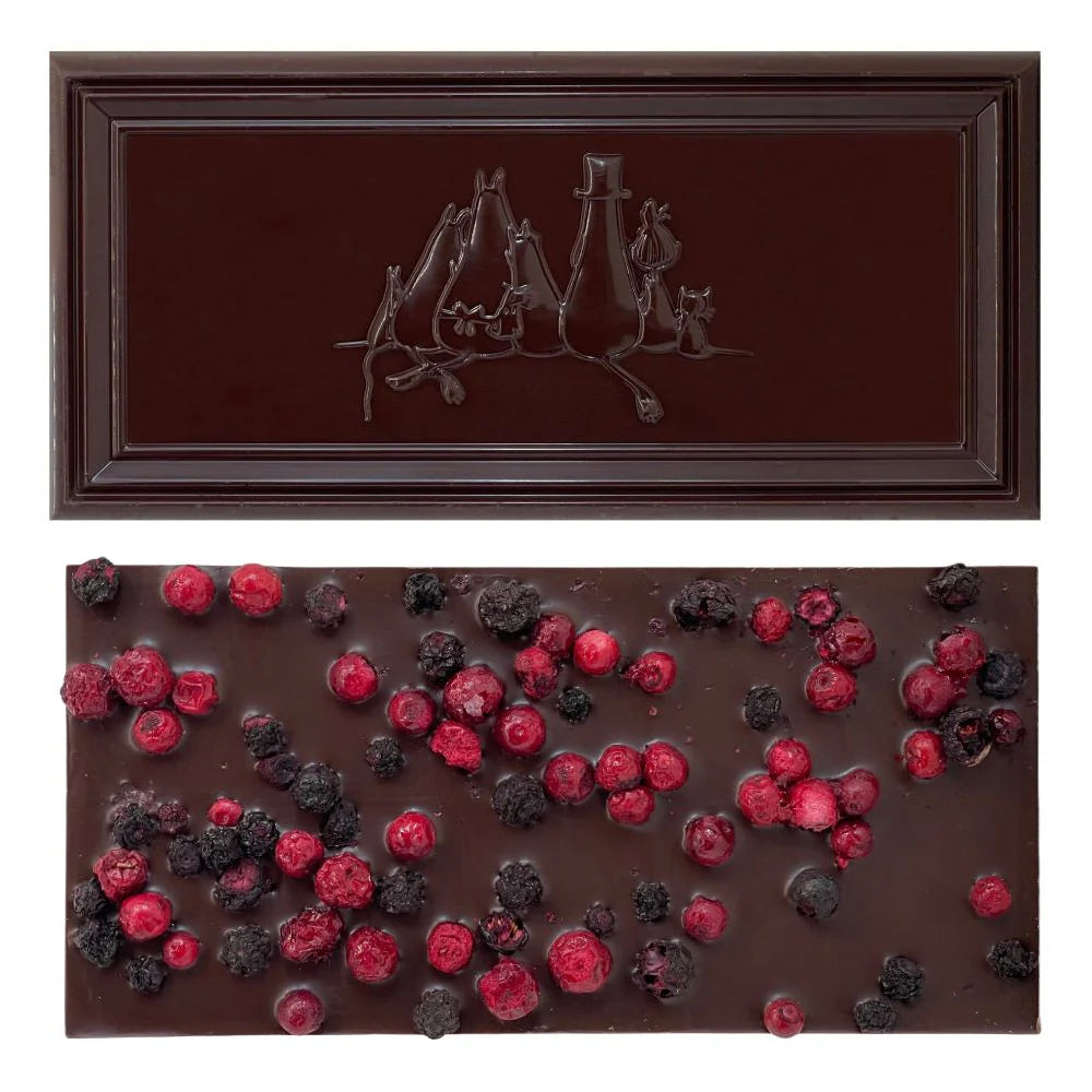 Moomin - Dark Chocolate with Blueberries and Lingonberries