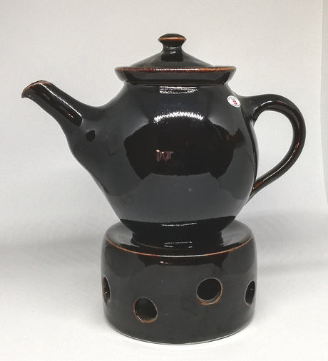 Tea pot brown from Birkerød Pottery