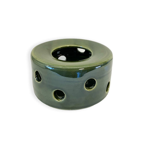 Teapot green from Birkerød Pottery