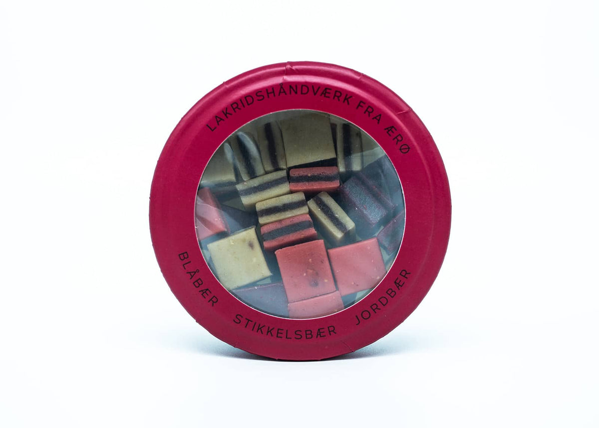 Liquorice Confectionery - Blueberry Gooseberry and Strawberry