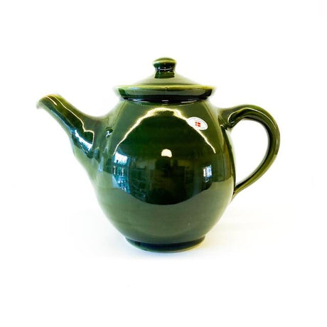 Te-potter grønne-Kander fra Birkerød Pottemageri-nordic-tea.dk