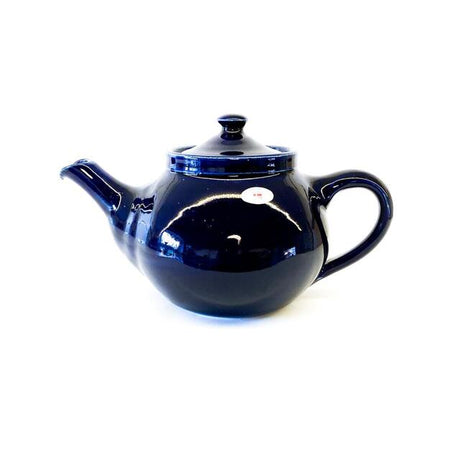 Te-potter mørk blå-Kander fra Birkerød Pottemageri-nordic-tea.dk