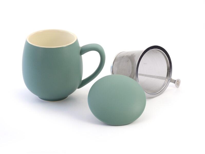 Te-krus porcelæn SARA mat petrolium