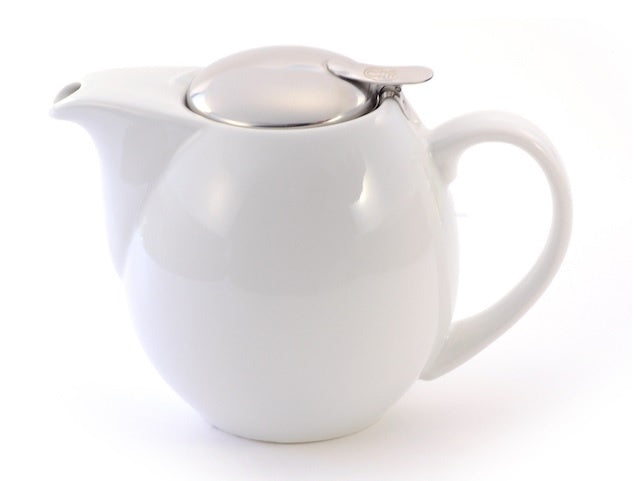 Te-kande porcelæn SARA Hvid 0,9 l