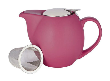 Te-kande porcelæn SARA Rød 0,9 l